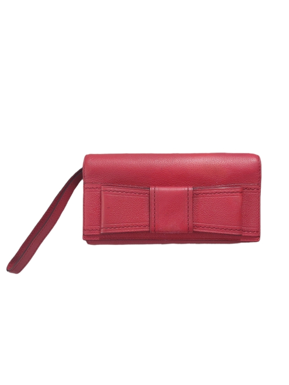 kate spade Nisha Convertible Red Bow Wristlet Wallet Clutch